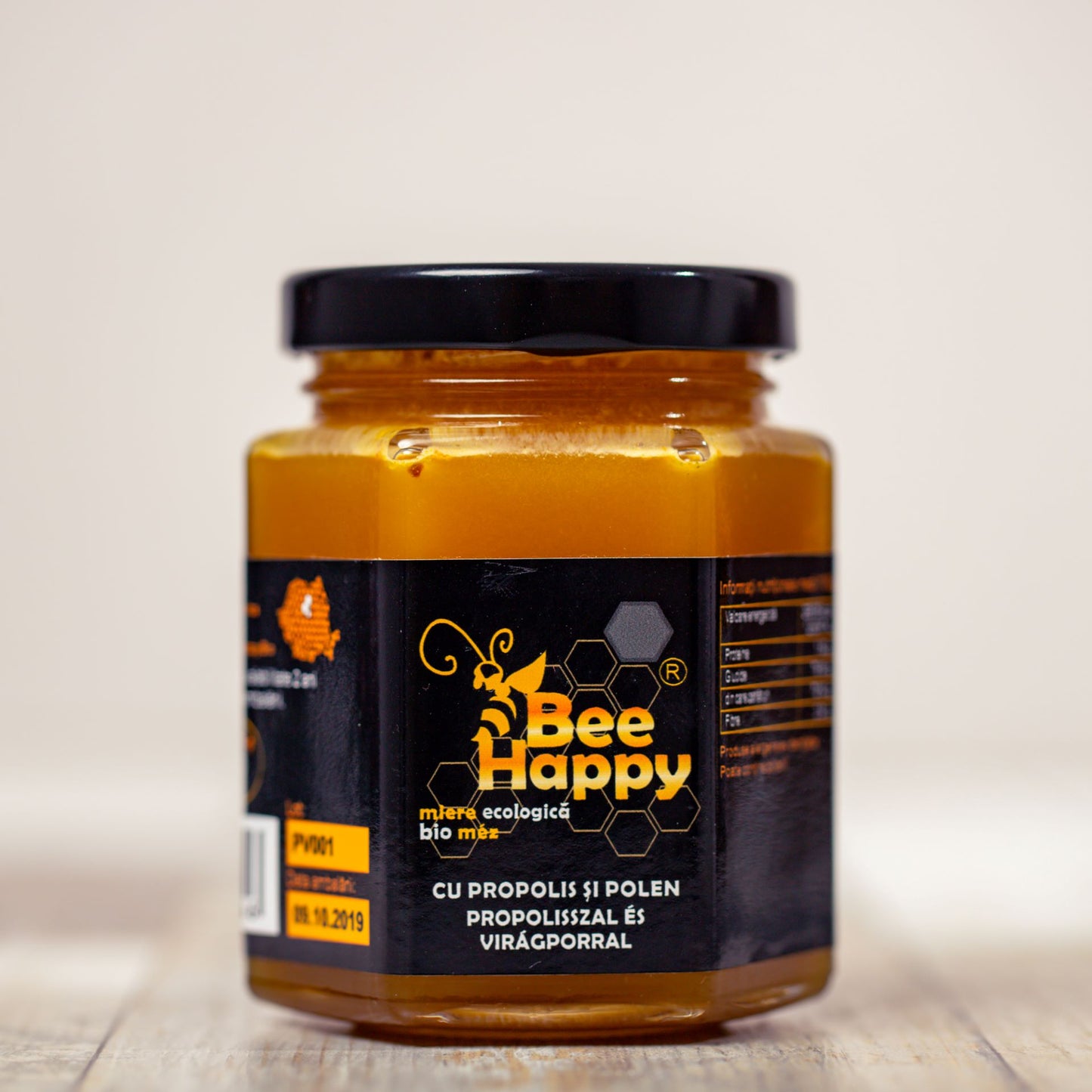 Miere de salcâm cu Propolis și Polen ecologică